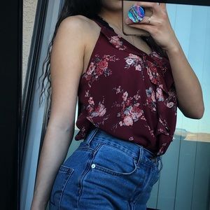 Floral dress top